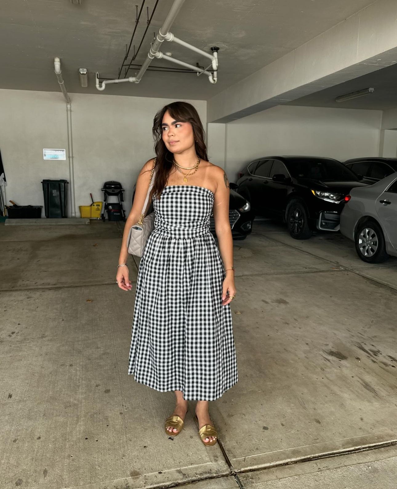 gingham dress
