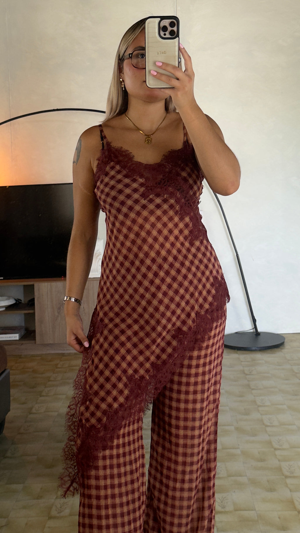 gingham set