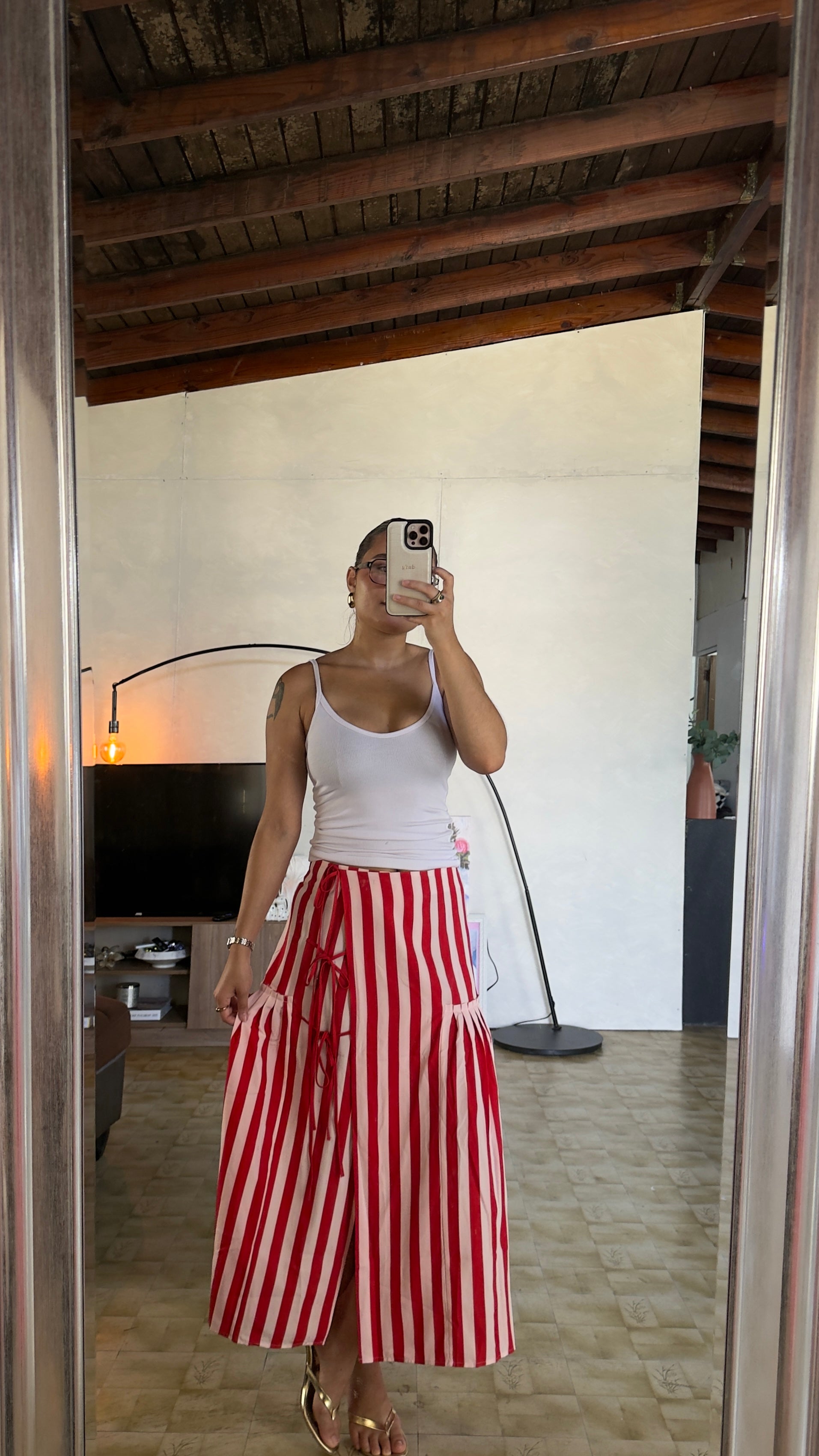 stripes skirt