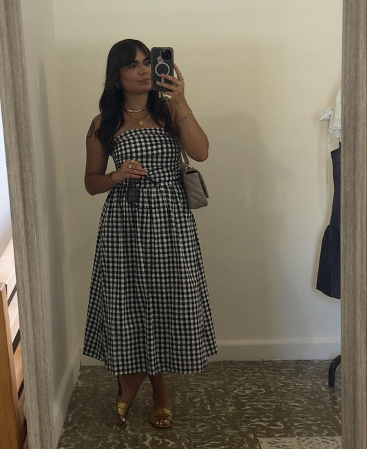 gingham dress