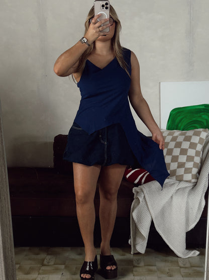 aura asymmetrical top